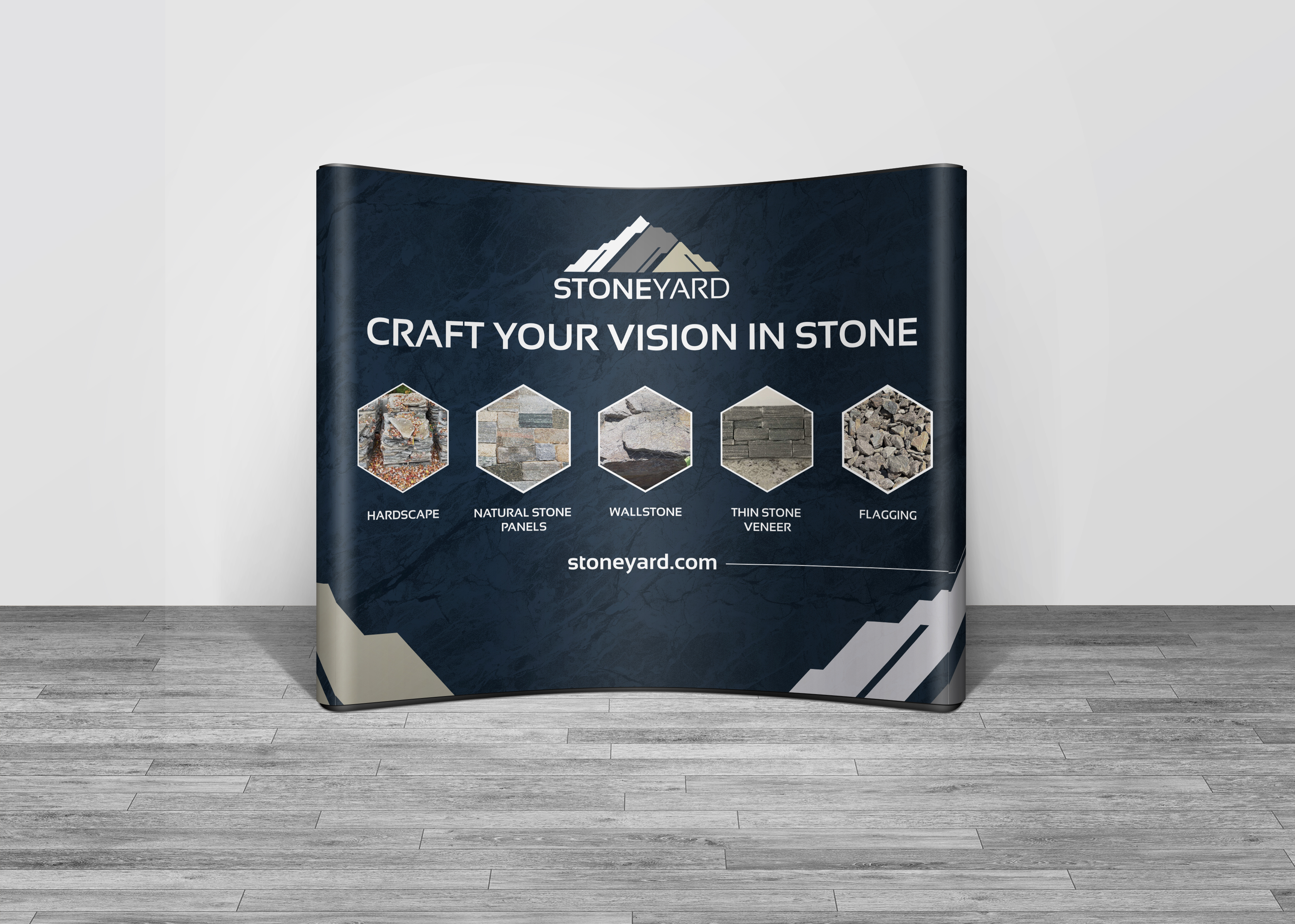 Messestand-Design von Sun Creative für Stoneyard, Inc | Design #35149495
