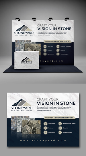 Trade Show Booth Design by debdesign for Stoneyard, Inc | Design: #35180628