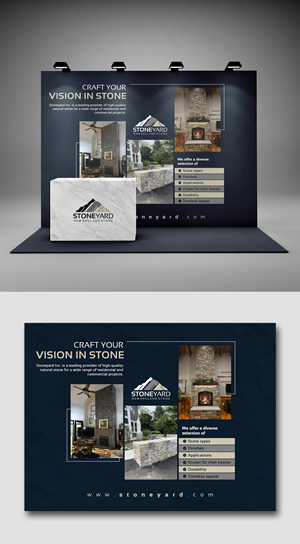 Trade Show Booth Design by debdesign for Stoneyard, Inc | Design: #35180629