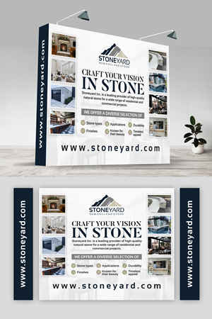 Trade Show Booth Design by debdesign for Stoneyard, Inc | Design: #35180741