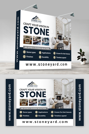 Trade Show Booth Design by debdesign for Stoneyard, Inc | Design: #35180742