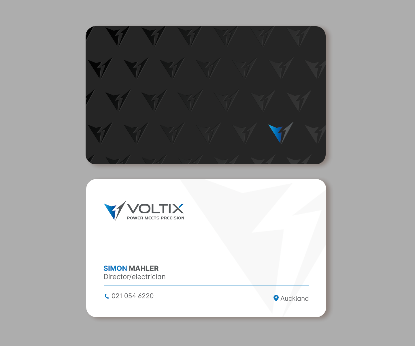 Diseño de Tarjeta de Presentación por Andrés Sebastián para Voltix Ltd | Diseño #35137383