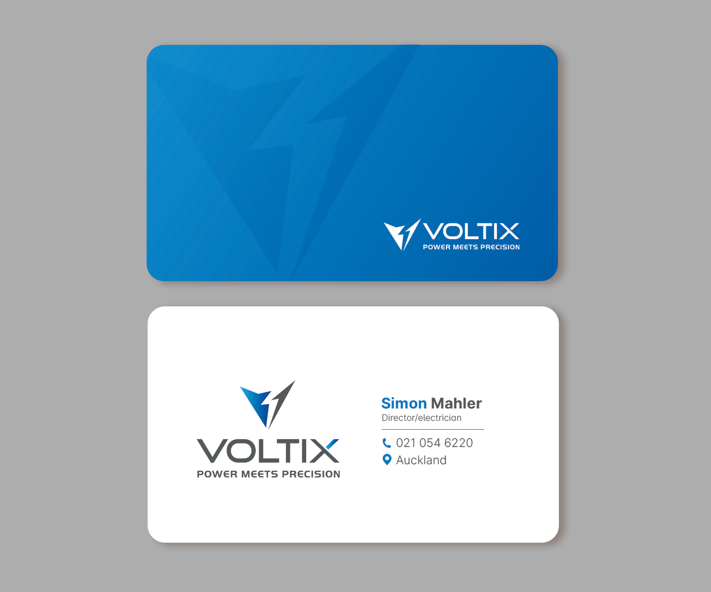 Business Card Design by Andrés Sebastián for Voltix Ltd | Design #35137583