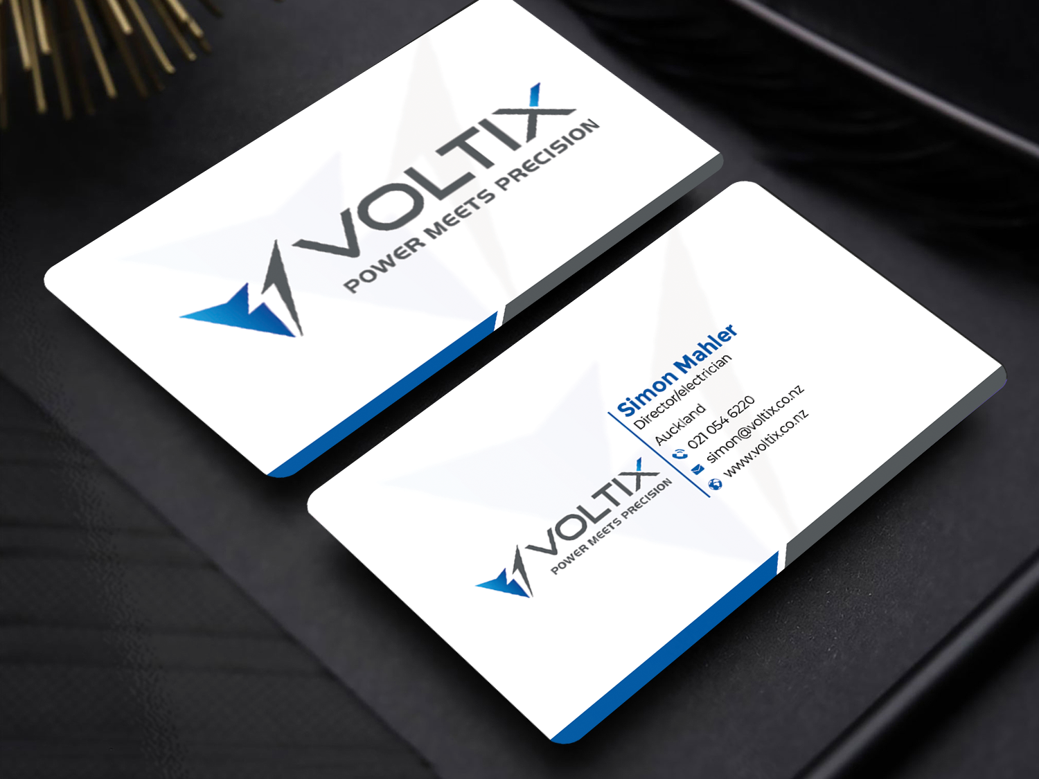 Business Card Design by Graphixpointt for Voltix Ltd | Design #35148888