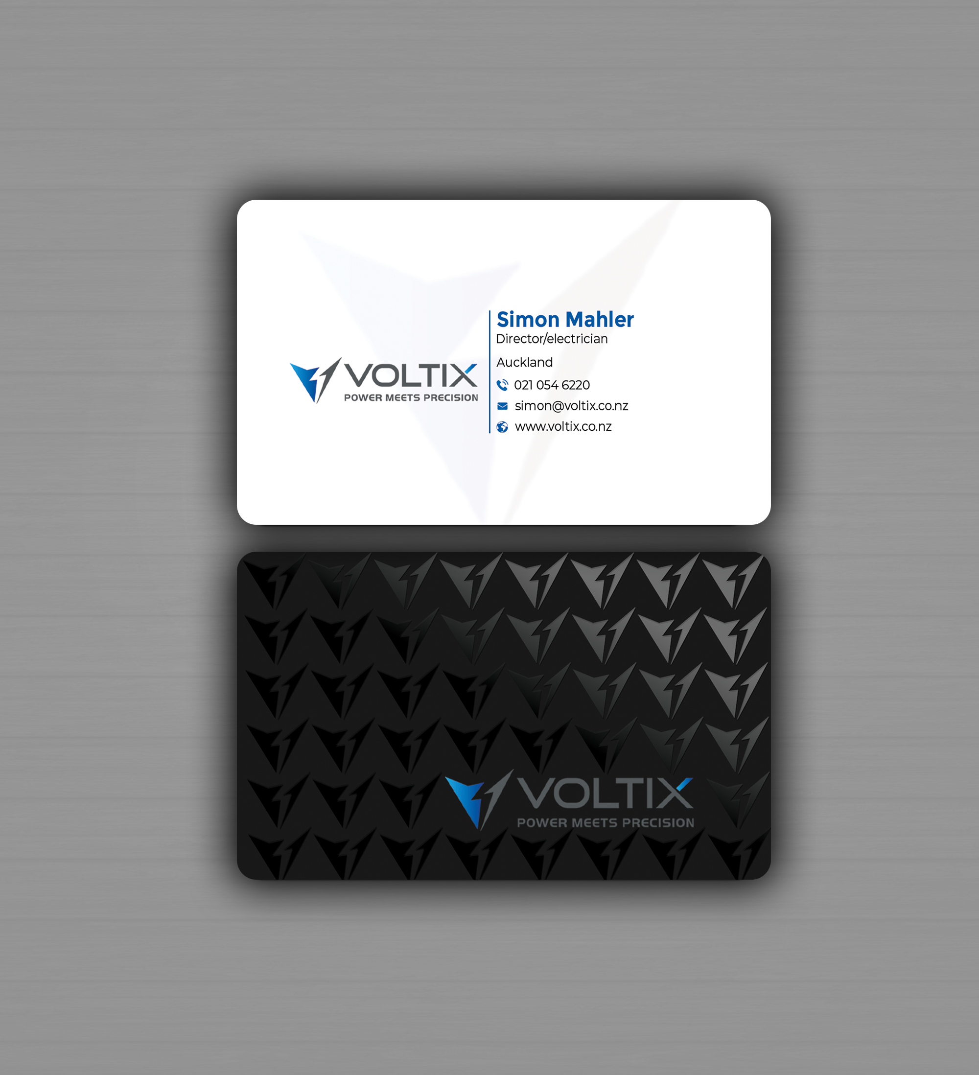 Business Card Design by Graphixpointt for Voltix Ltd | Design #35148889