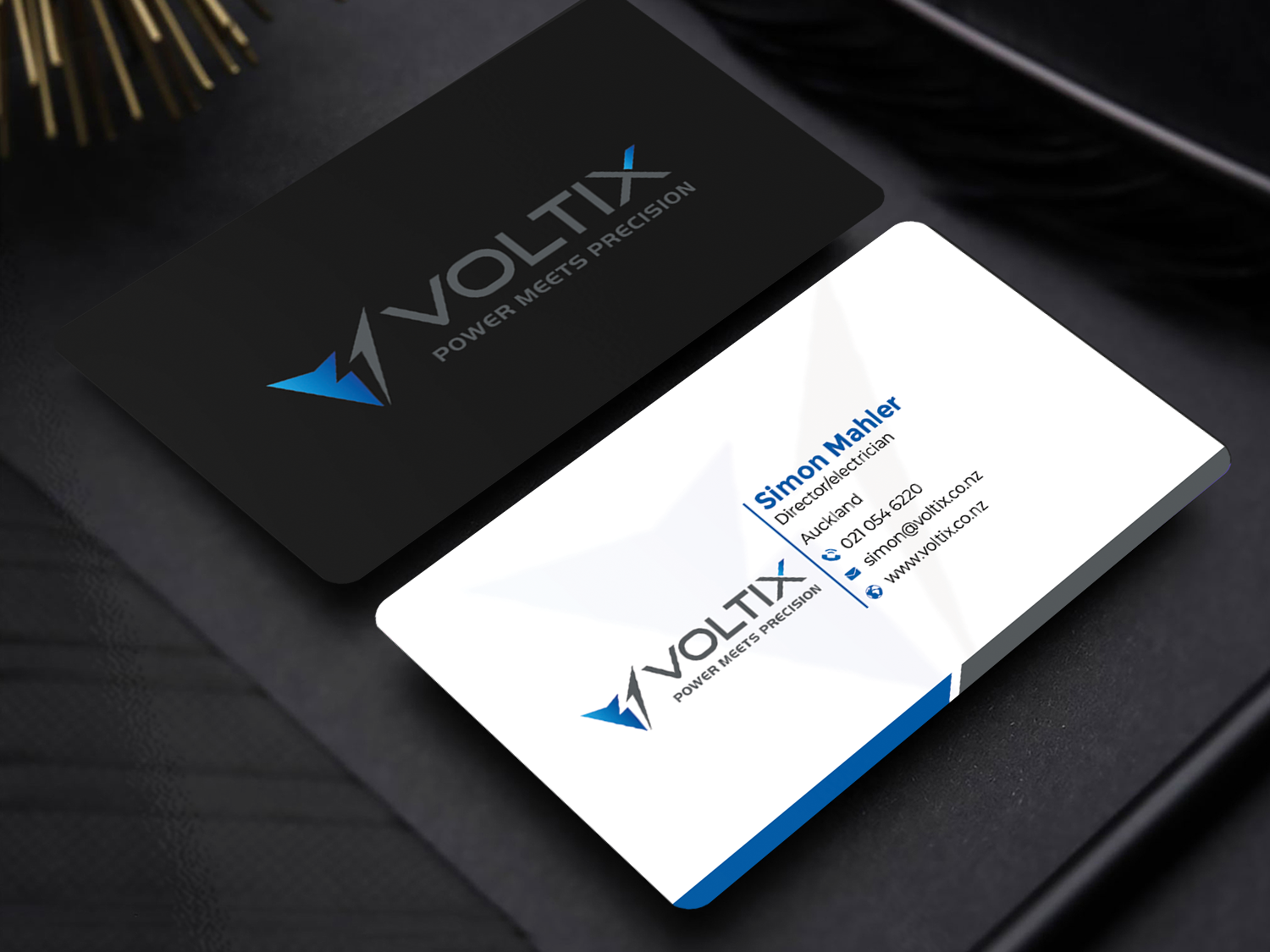 Business Card Design by Graphixpointt for Voltix Ltd | Design #35148890