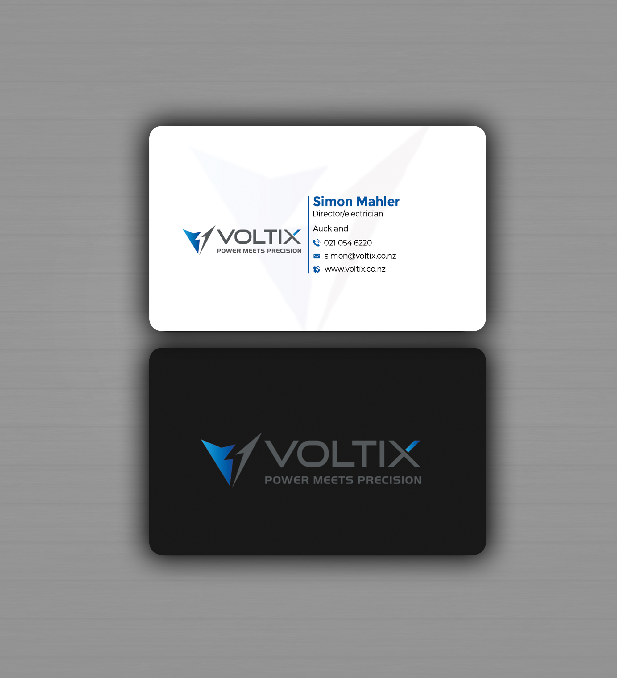 Visitenkarten-Design von Graphixpointt für Voltix Ltd | Design #35148891