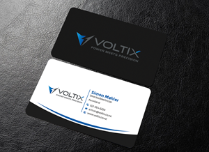 Business Card Design by Graphixpointt for Voltix Ltd | Design: #35149011
