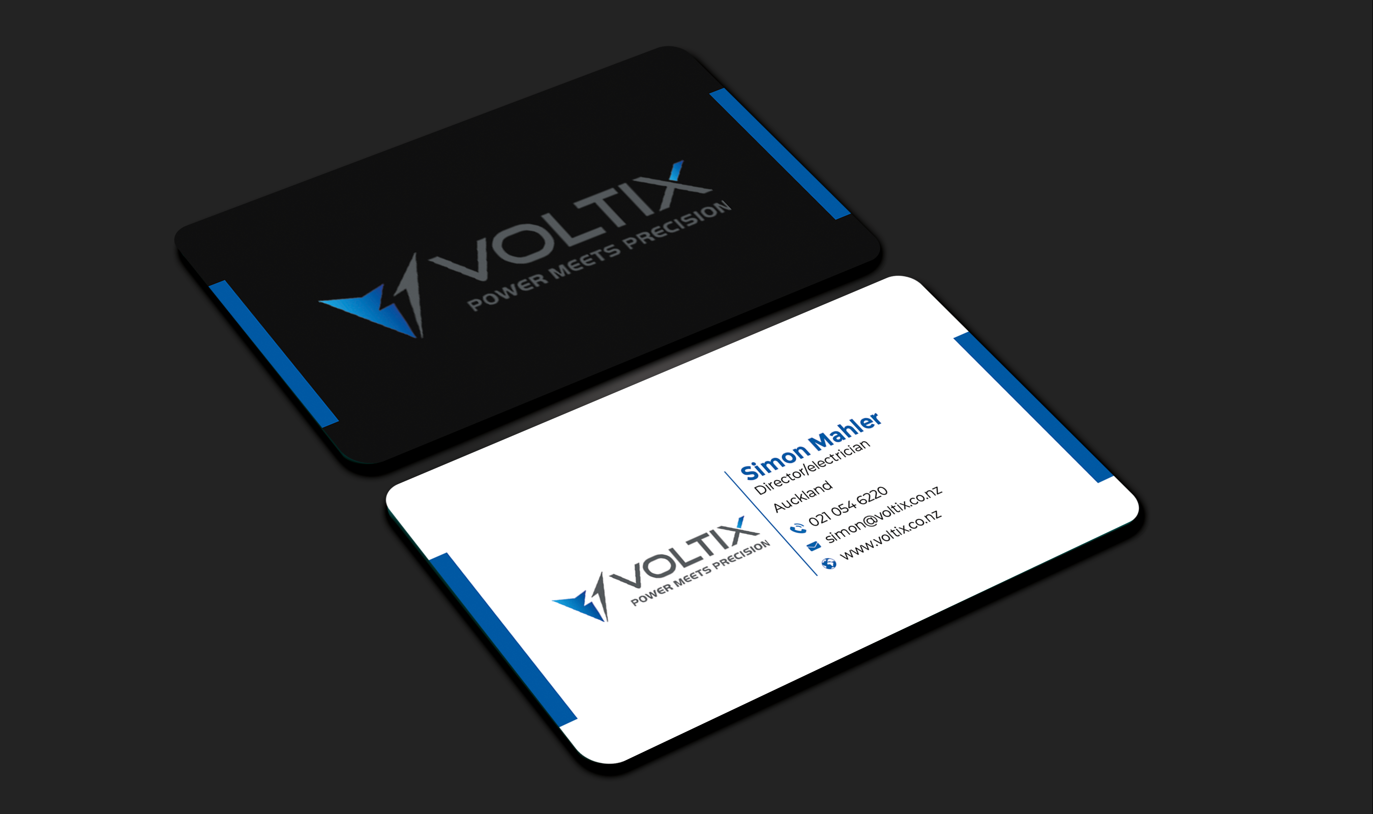 Business Card Design by Graphixpointt for Voltix Ltd | Design #35149012