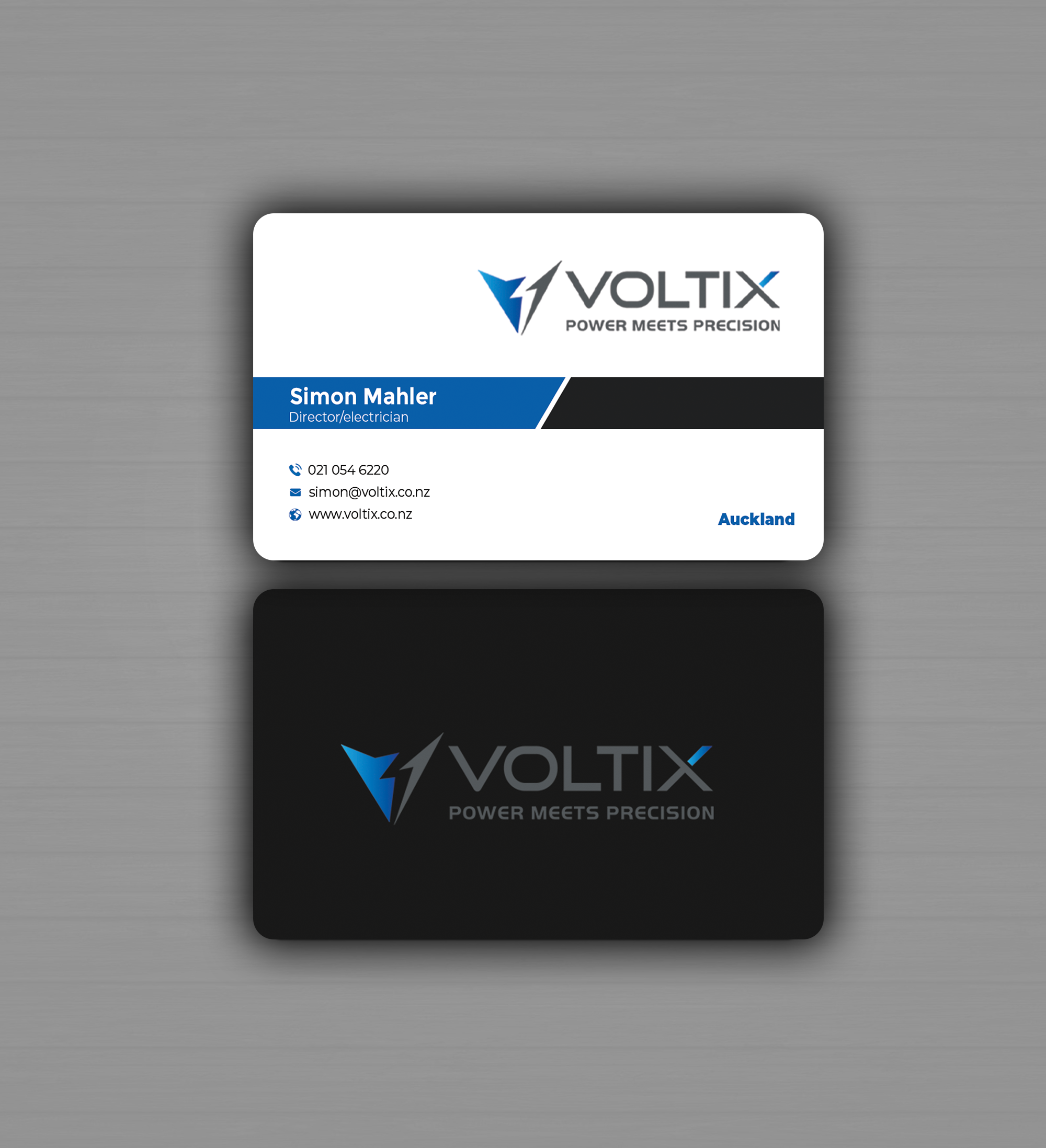Business Card Design by Graphixpointt for Voltix Ltd | Design #35149291