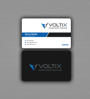 Business Card Design by Graphixpointt for Voltix Ltd | Design: #35149291