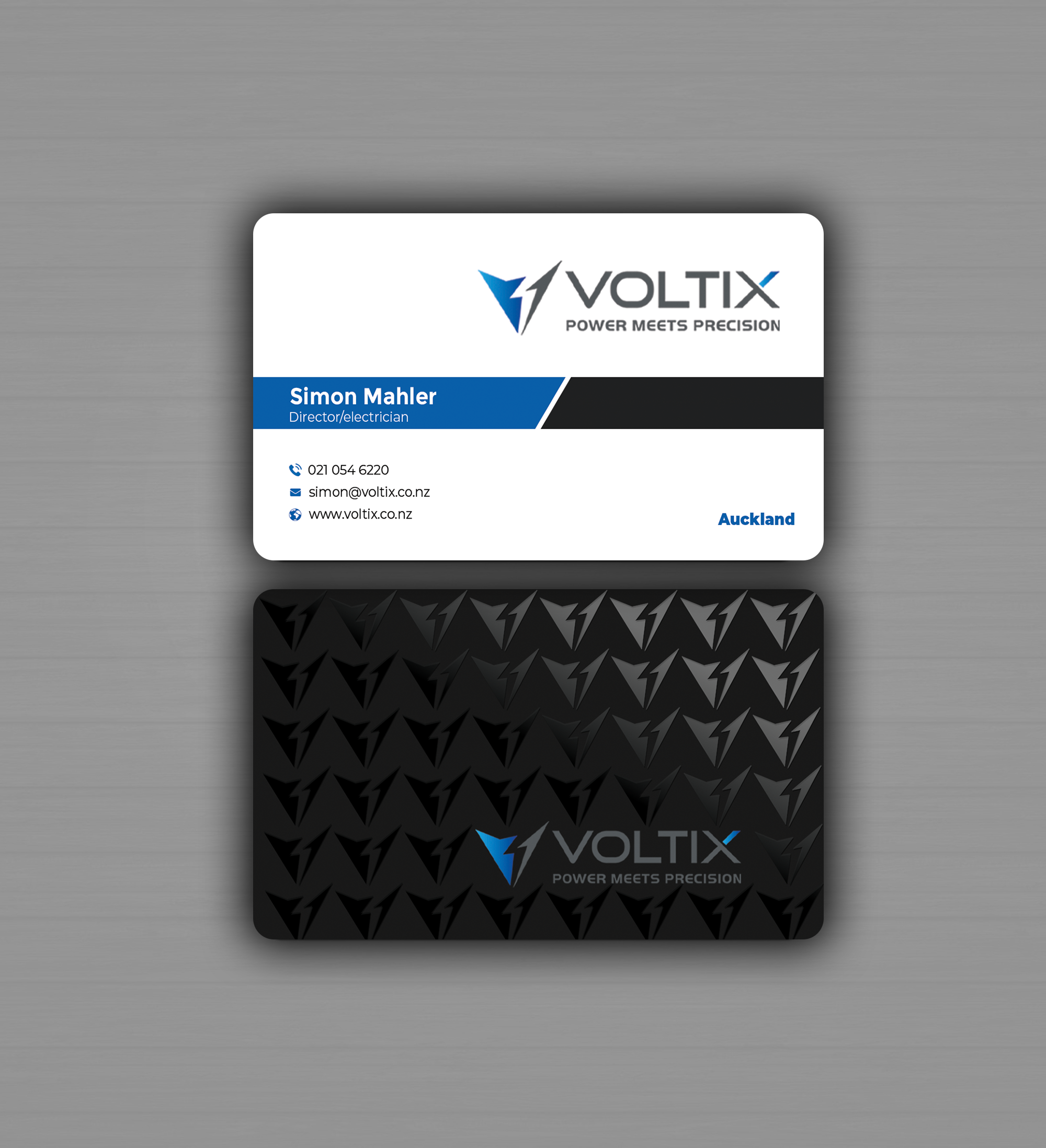 Business Card Design by Graphixpointt for Voltix Ltd | Design #35149293