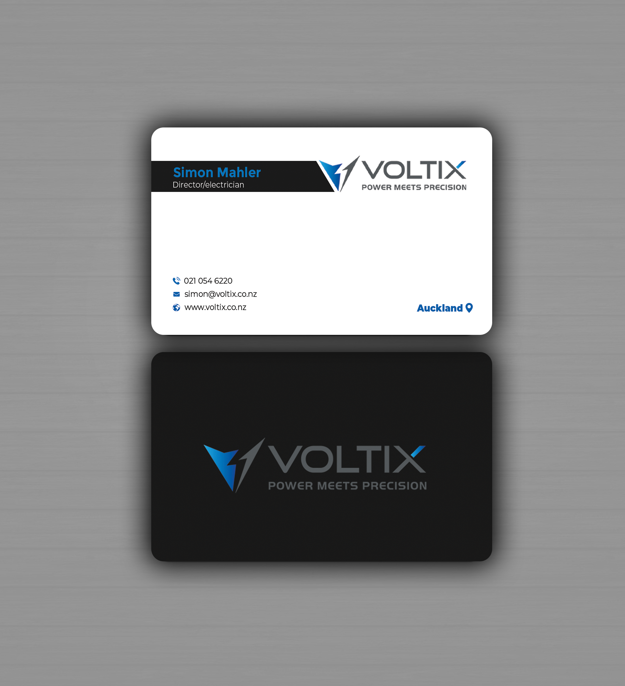 Business Card Design by Graphixpointt for Voltix Ltd | Design #35149350