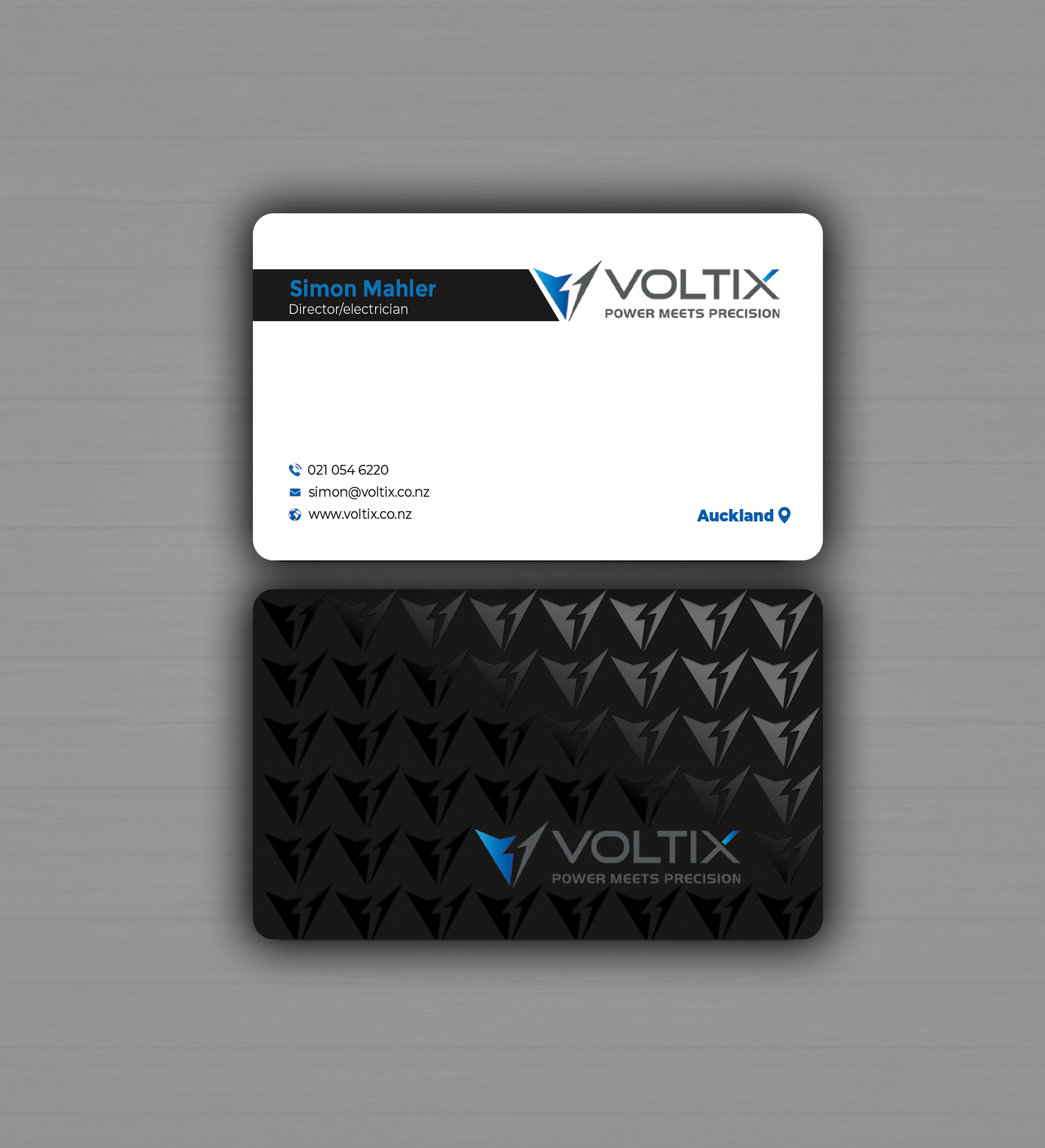 Business Card Design by Graphixpointt for Voltix Ltd | Design #35149351