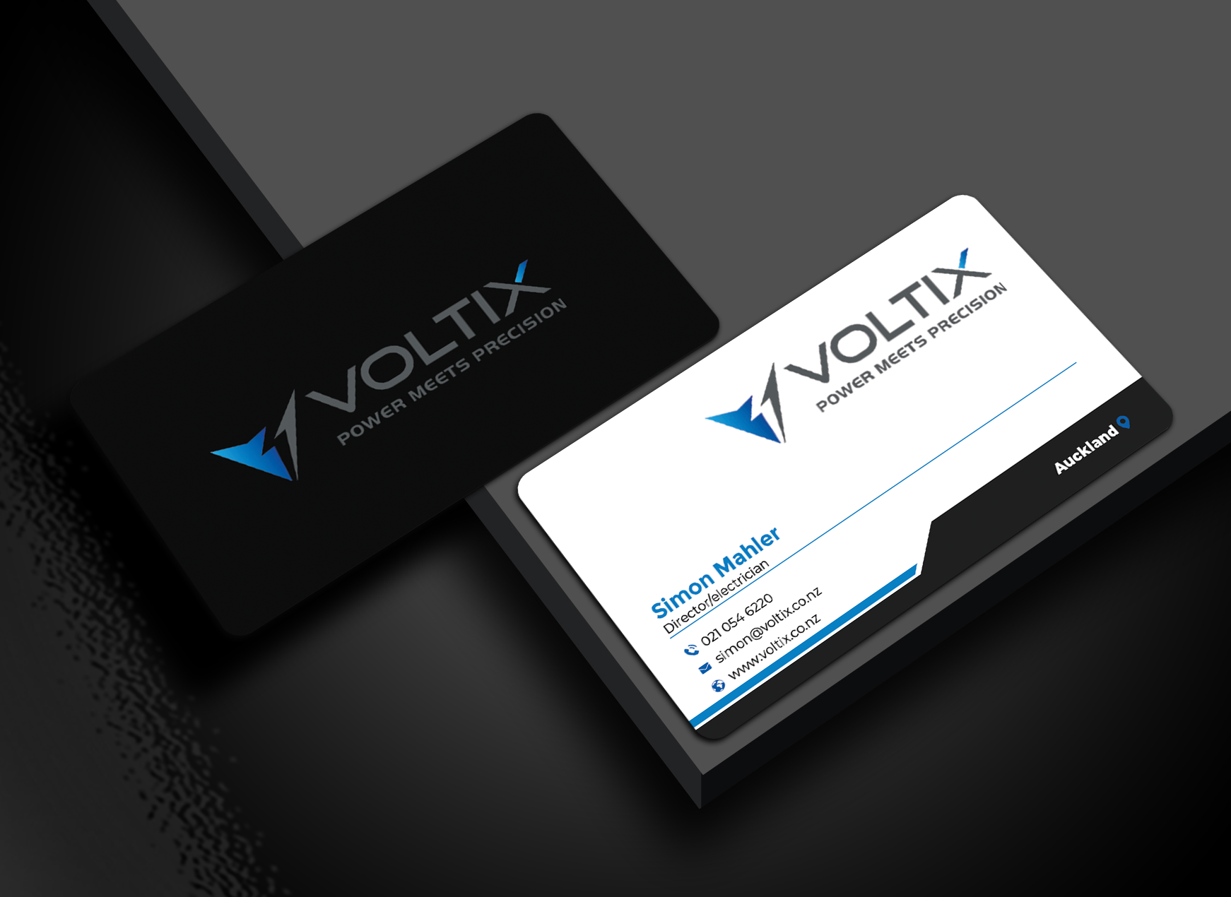 Business Card Design by Graphixpointt for Voltix Ltd | Design #35149395