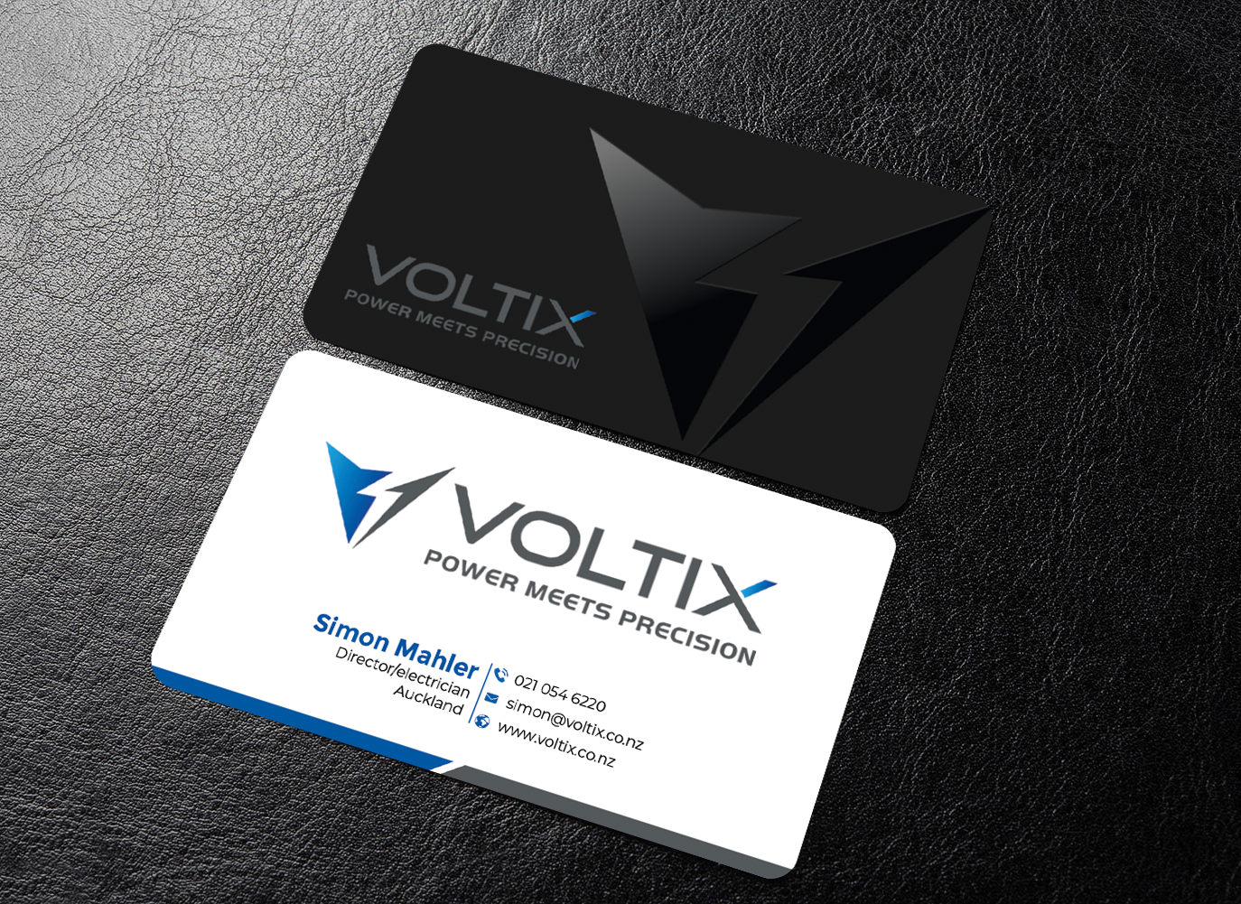 Business Card Design by Graphixpointt for Voltix Ltd | Design #35149570