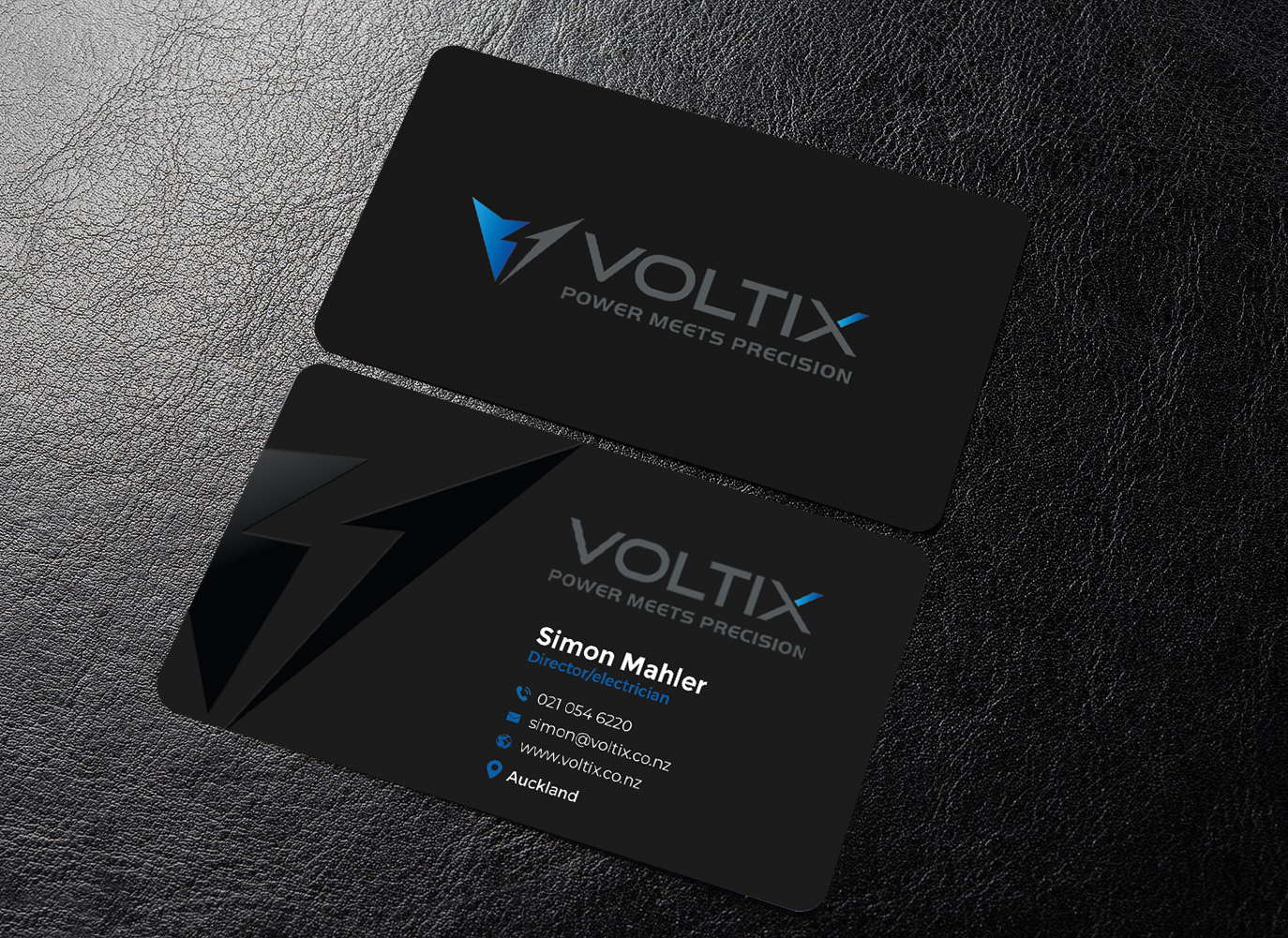Business Card Design by Graphixpointt for Voltix Ltd | Design #35149581