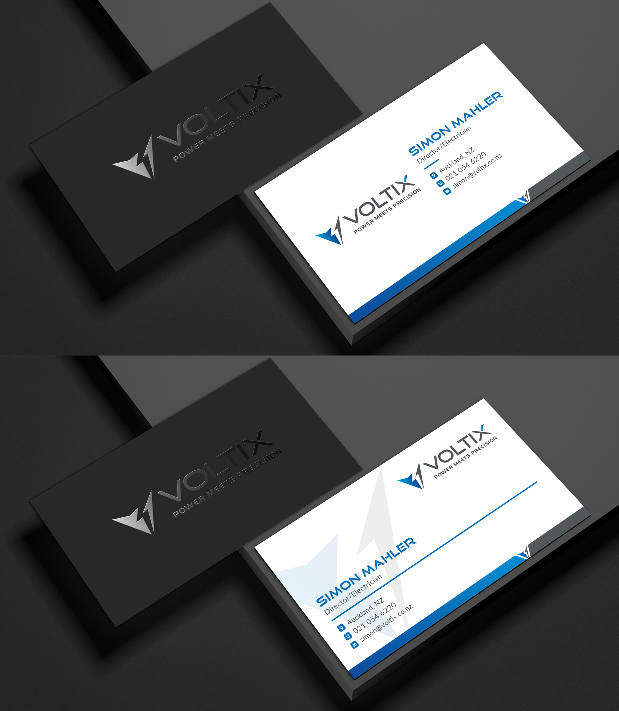 Business Card Design by Sun Moon Graphic Designer for Voltix Ltd | Design #35141151
