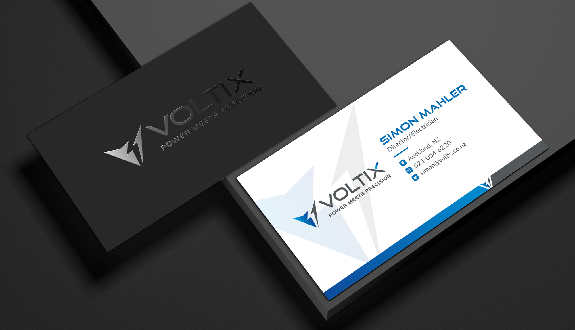 Business Card Design by Sun Moon Graphic Designer for Voltix Ltd | Design #35141152