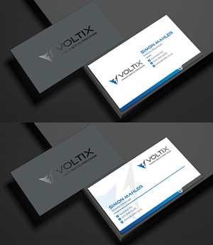Business Card Design by Sun Moon Graphic Designer for Voltix Ltd | Design: #35141153