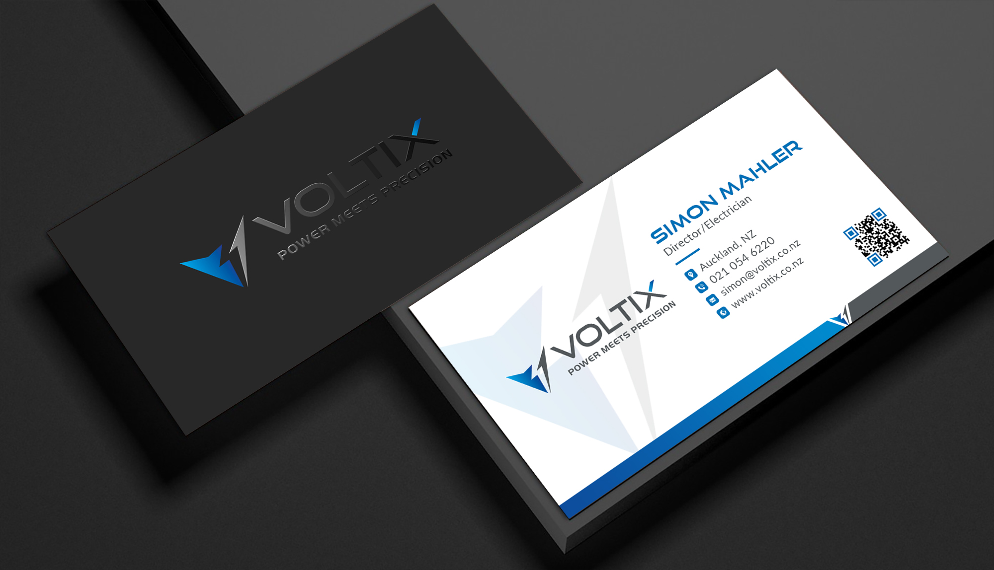 Visitenkarten-Design von Sun Moon Graphic Designer für Voltix Ltd | Design #35151549