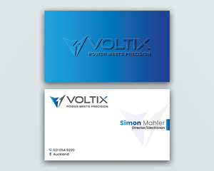 Design de Carte de Visite par DesignerShahadat pour Voltix Ltd | Design : #35136753