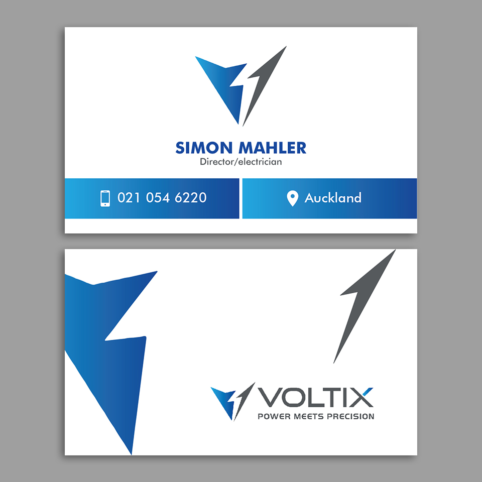 Business Card Design by YourLogoMaster for Voltix Ltd | Design #35145102