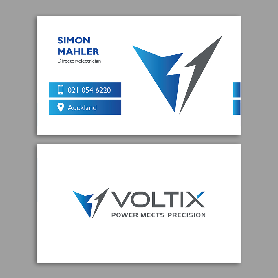 Business Card Design by YourLogoMaster for Voltix Ltd | Design #35145103