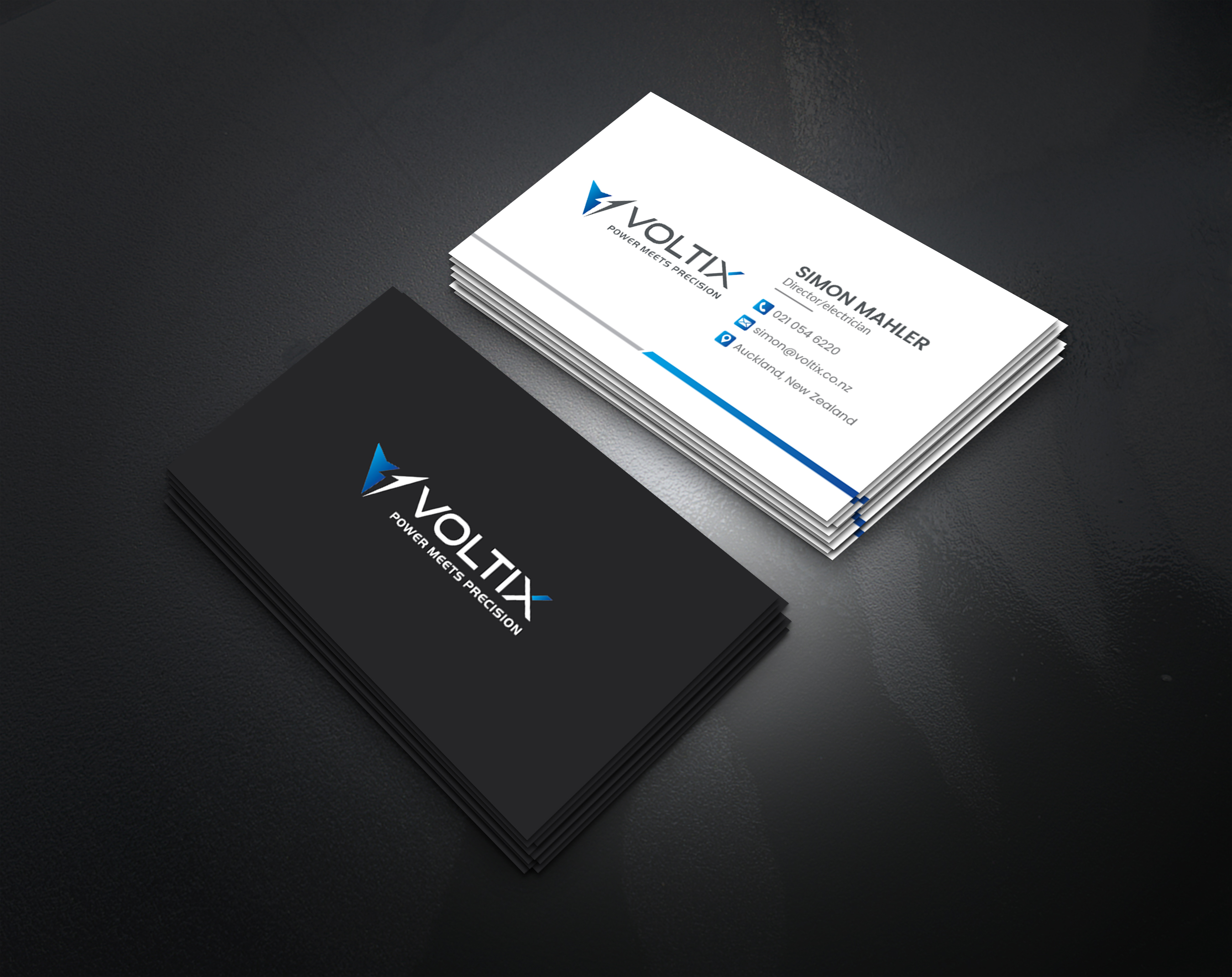 Business Card Design by artbitin for Voltix Ltd | Design #35141046