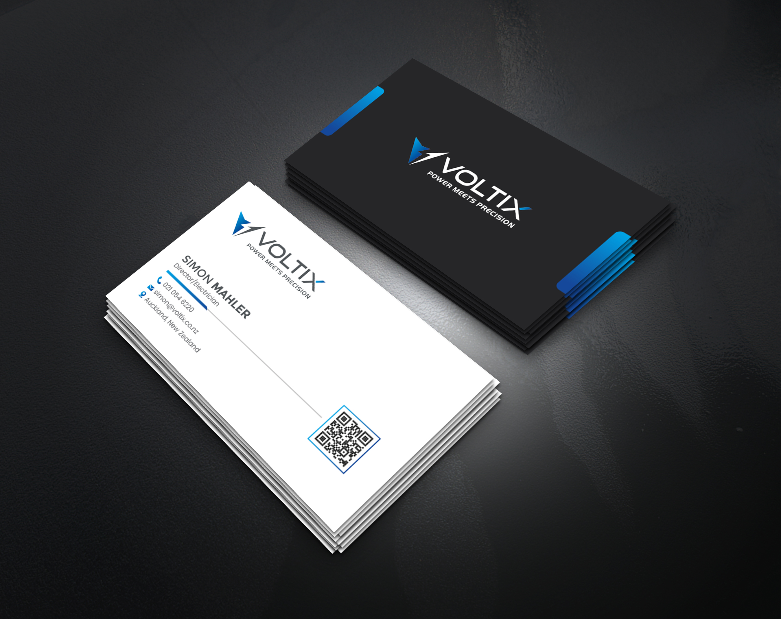 Business Card Design by artbitin for Voltix Ltd | Design #35141047