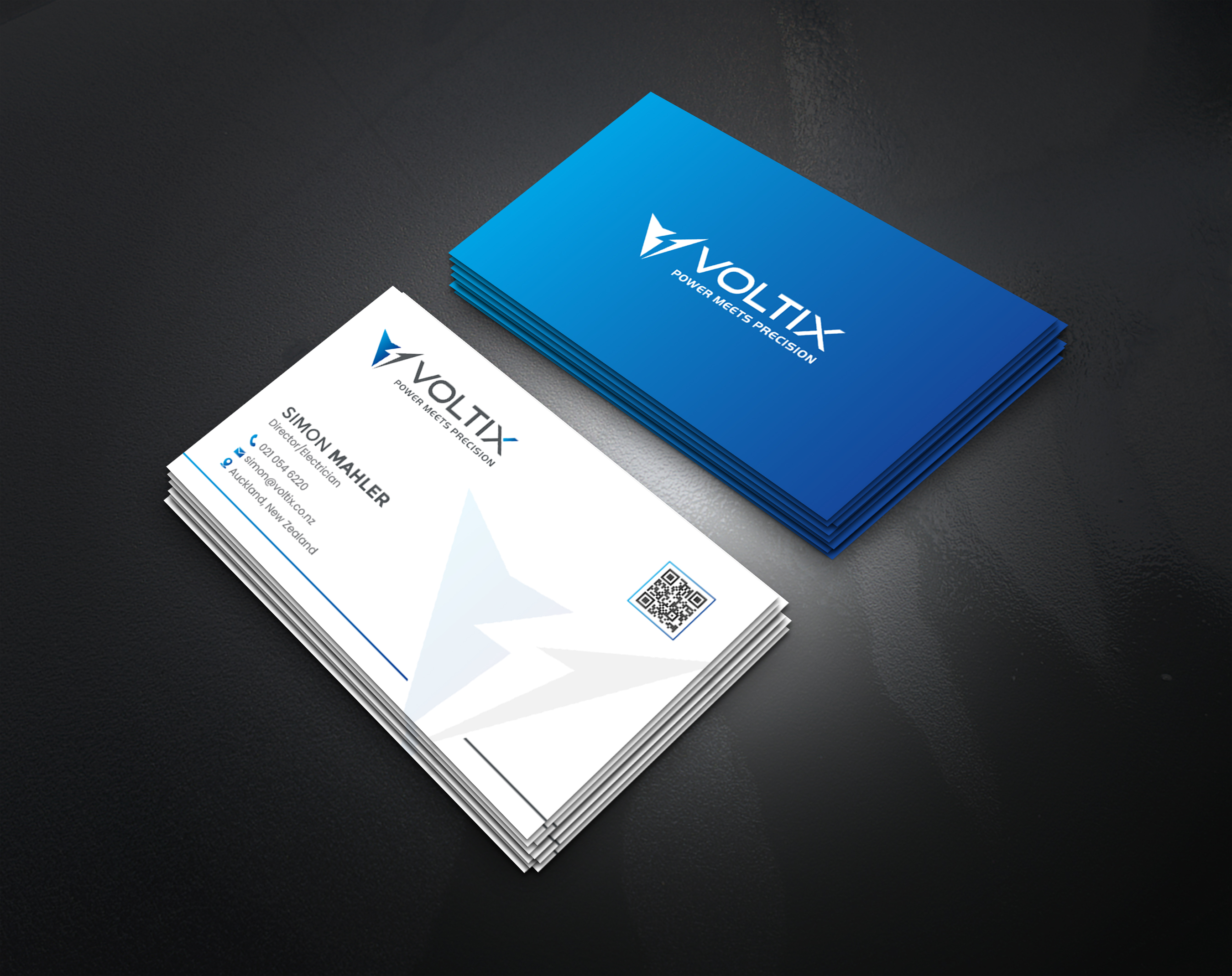 Business Card Design by artbitin for Voltix Ltd | Design #35141055