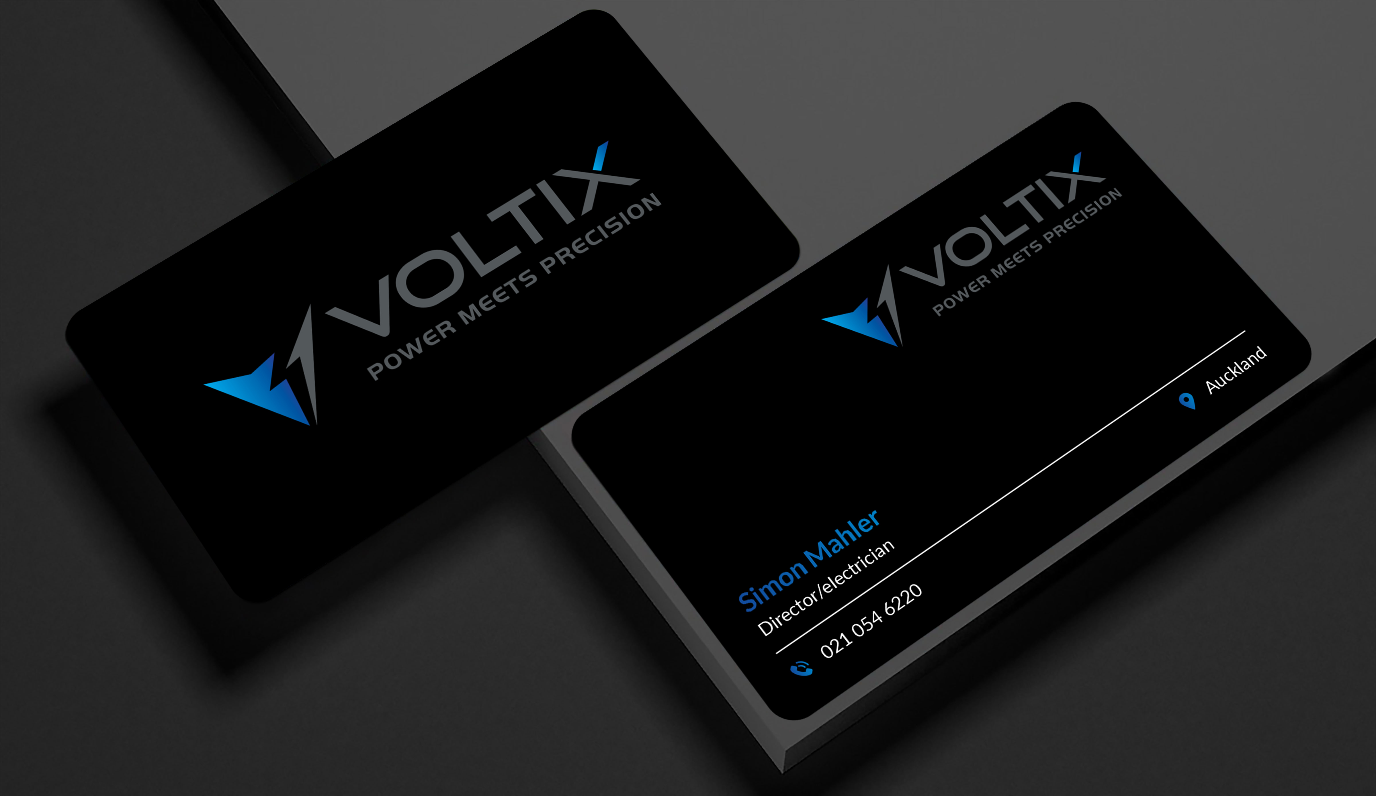 Business Card Design by freelancer75 for Voltix Ltd | Design #35133694