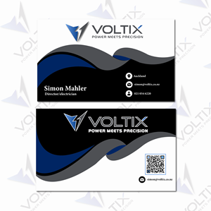 Visitenkarten-Design von Design with Sayam für Voltix Ltd | Design: #35149270
