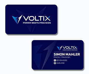 Visitenkarten-Design von Dericreative für Voltix Ltd | Design: #35139102