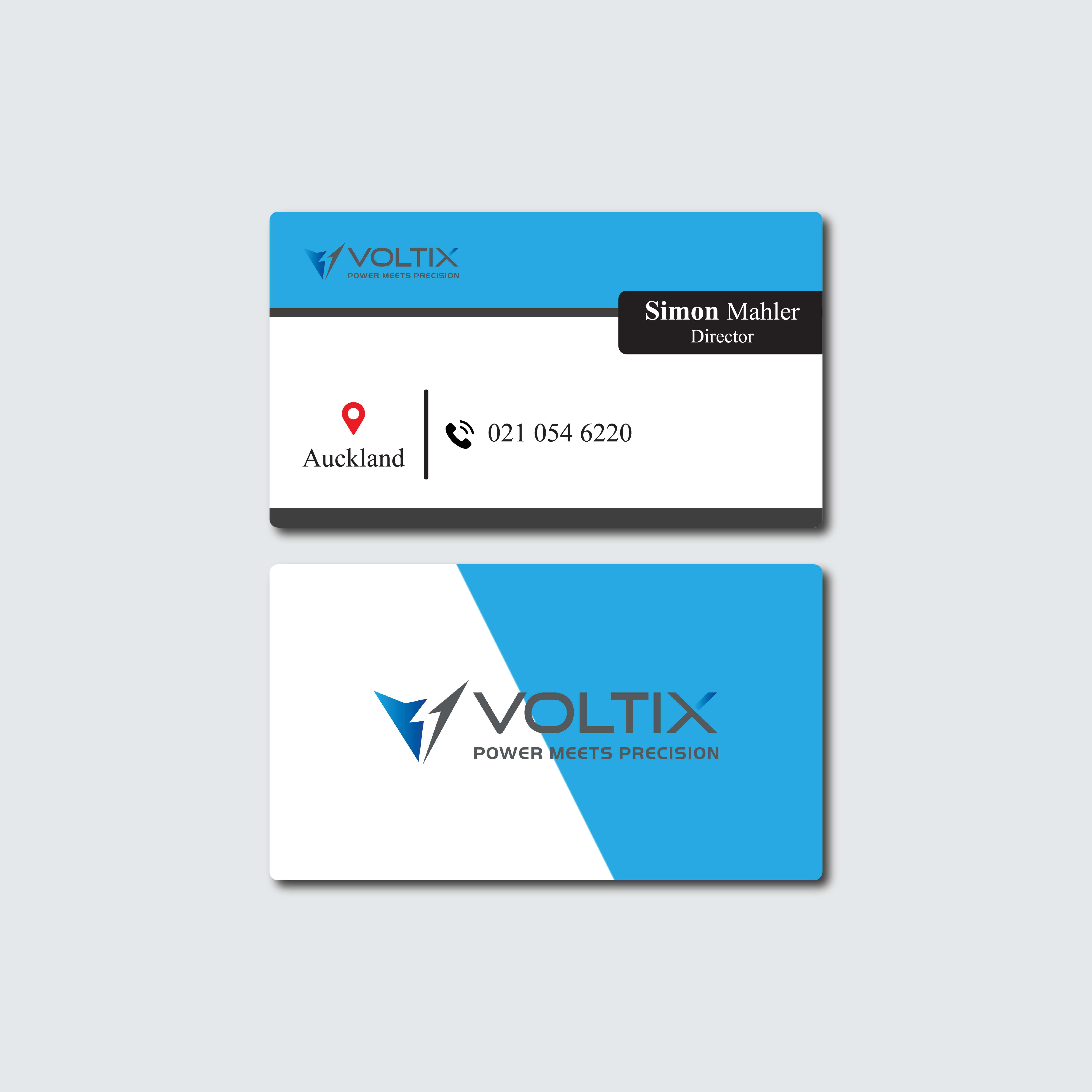 Business Card Design by MST PINKY KHATUN for Voltix Ltd | Design #35136452