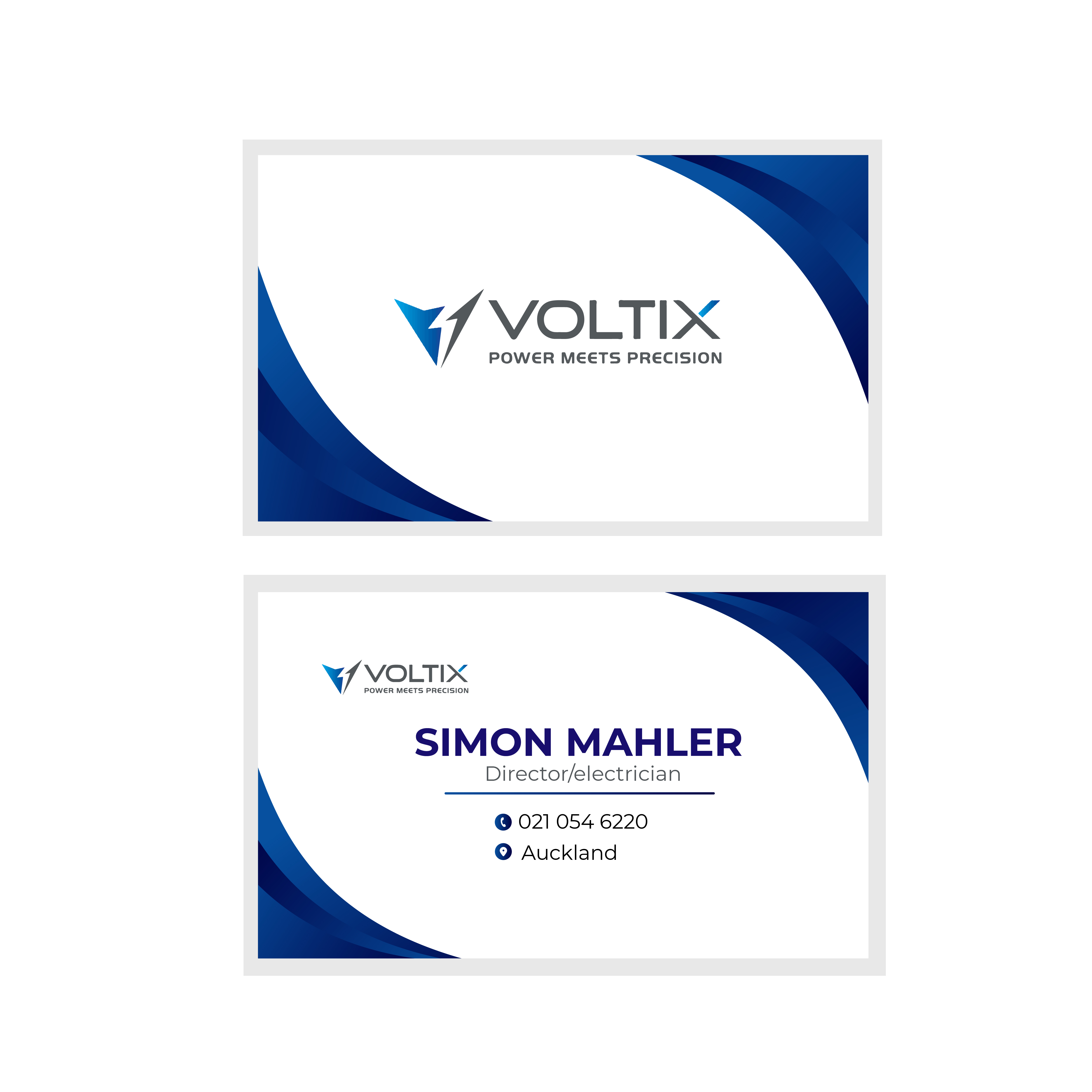 Business Card Design by SubornaA for Voltix Ltd | Design #35144485