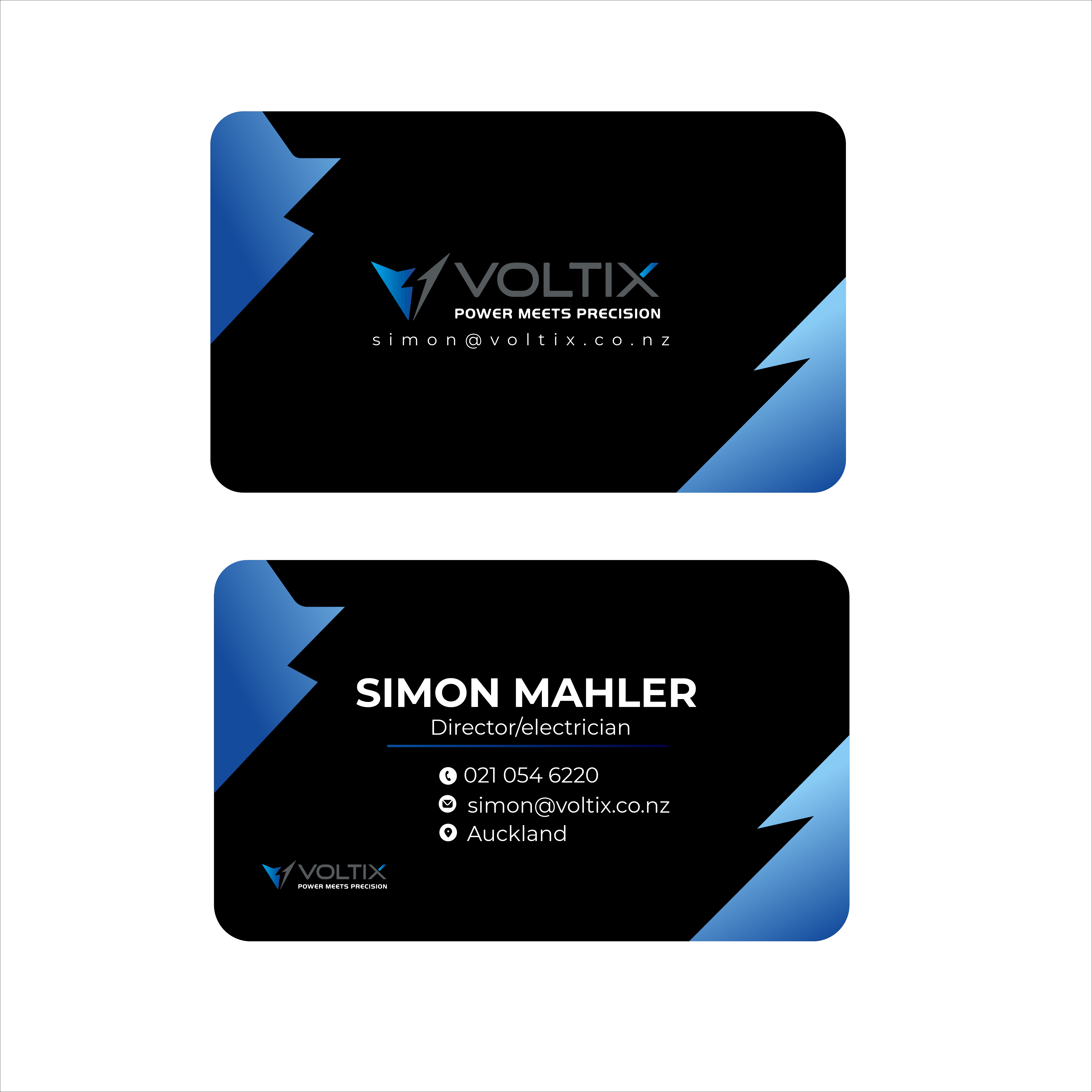 Visitenkarten-Design von SubornaA für Voltix Ltd | Design #35149248