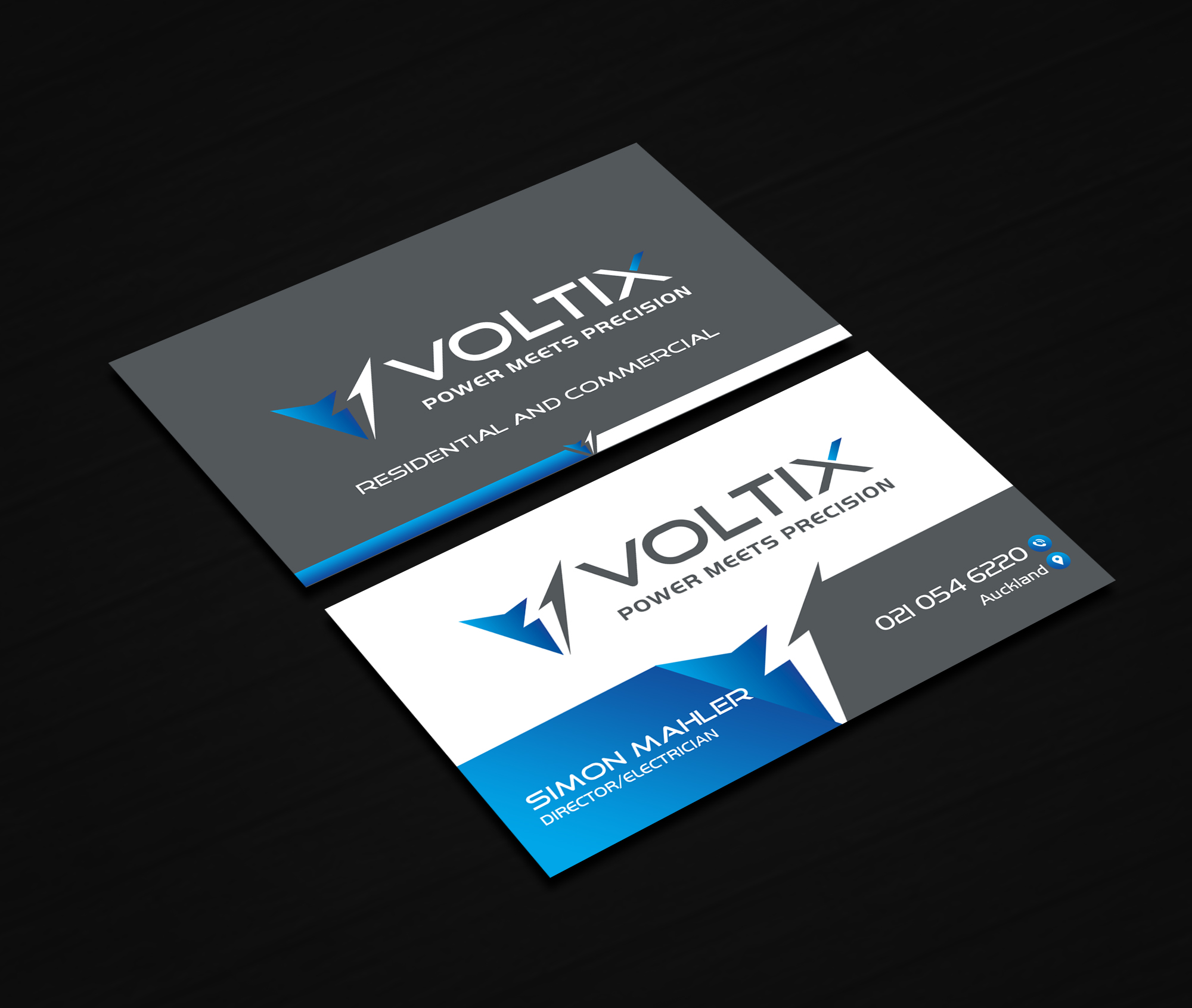 Business Card Design by Creations Box 2015 for Voltix Ltd | Design #35141472