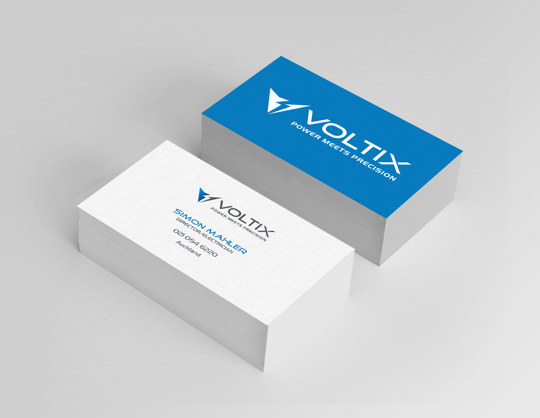 Business Card Design by Creations Box 2015 for Voltix Ltd | Design #35143118