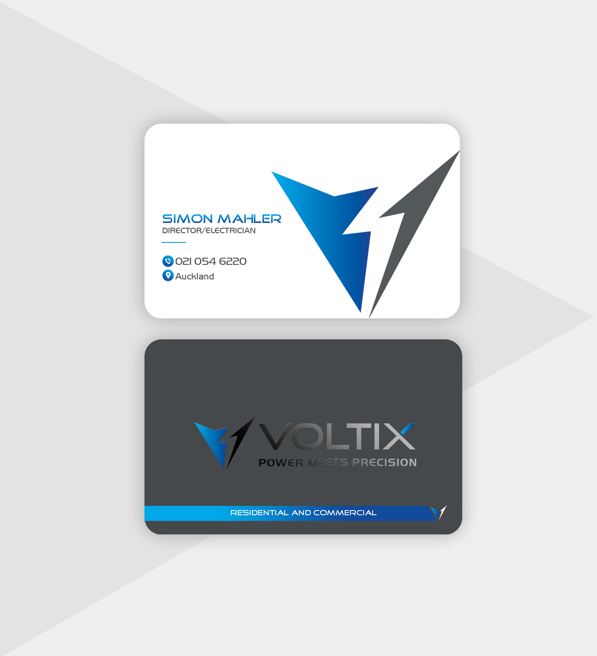 Business Card Design by Creations Box 2015 for Voltix Ltd | Design #35144080