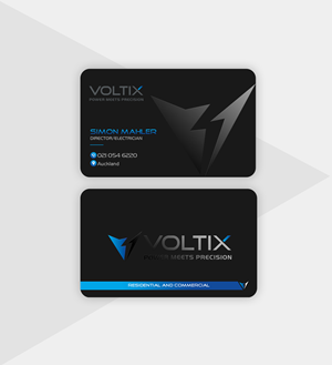 Visitenkarten-Design von Creations Box 2015 für Voltix Ltd | Design: #35144087
