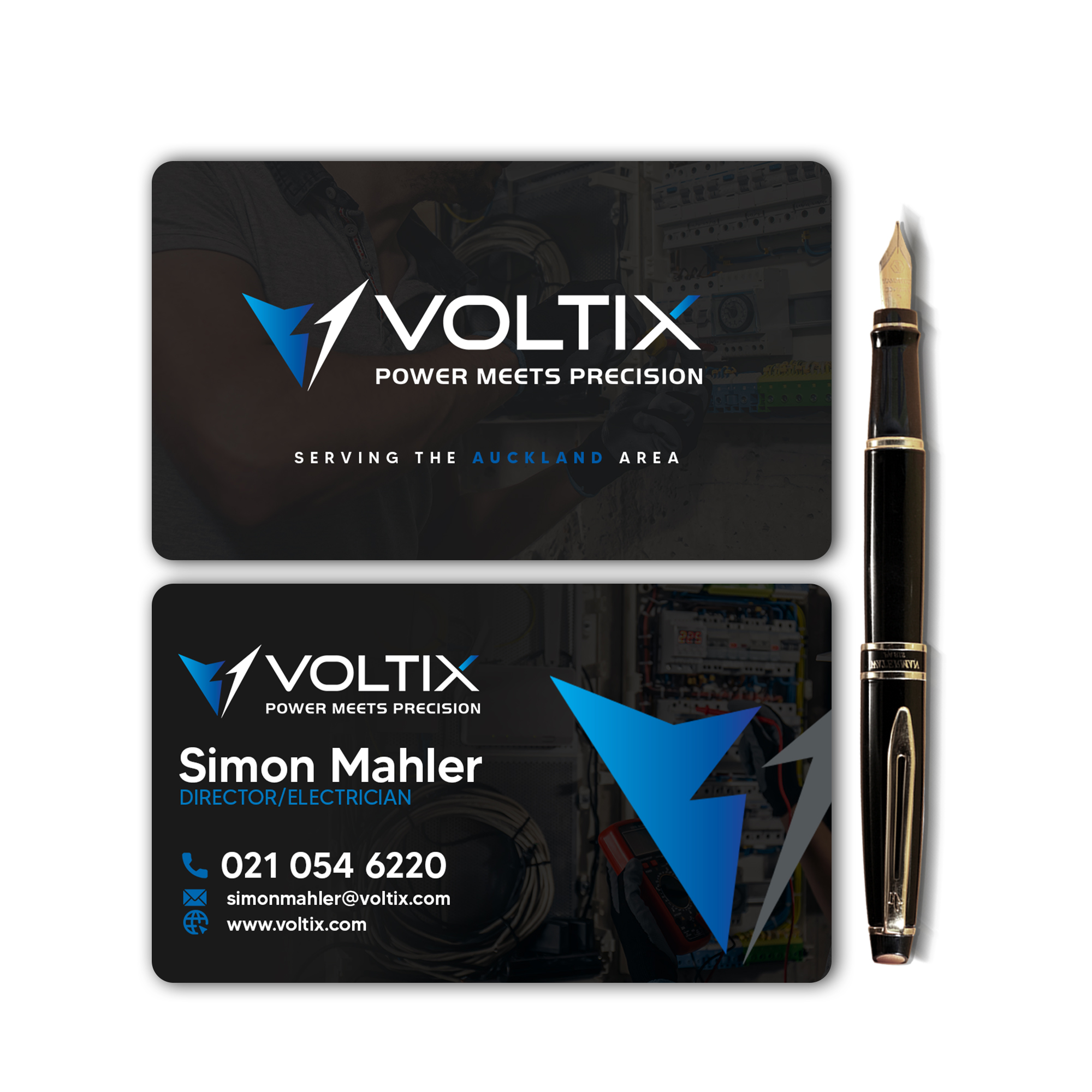 Business Card Design by Duvaune™ for Voltix Ltd | Design #35133425