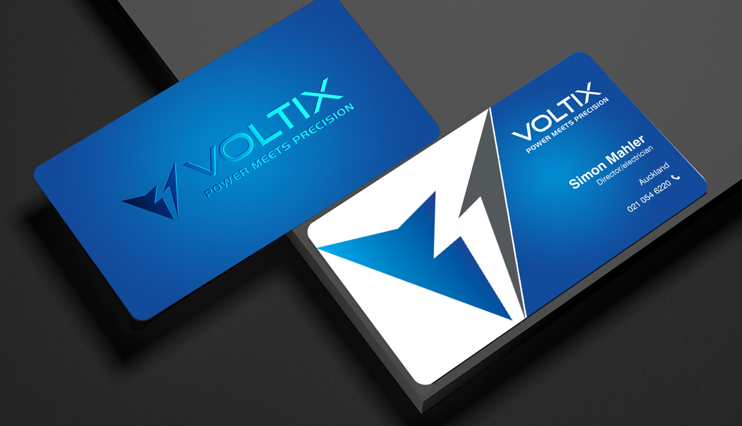 Business Card Design by chandrayaan.creative for Voltix Ltd | Design #35135955