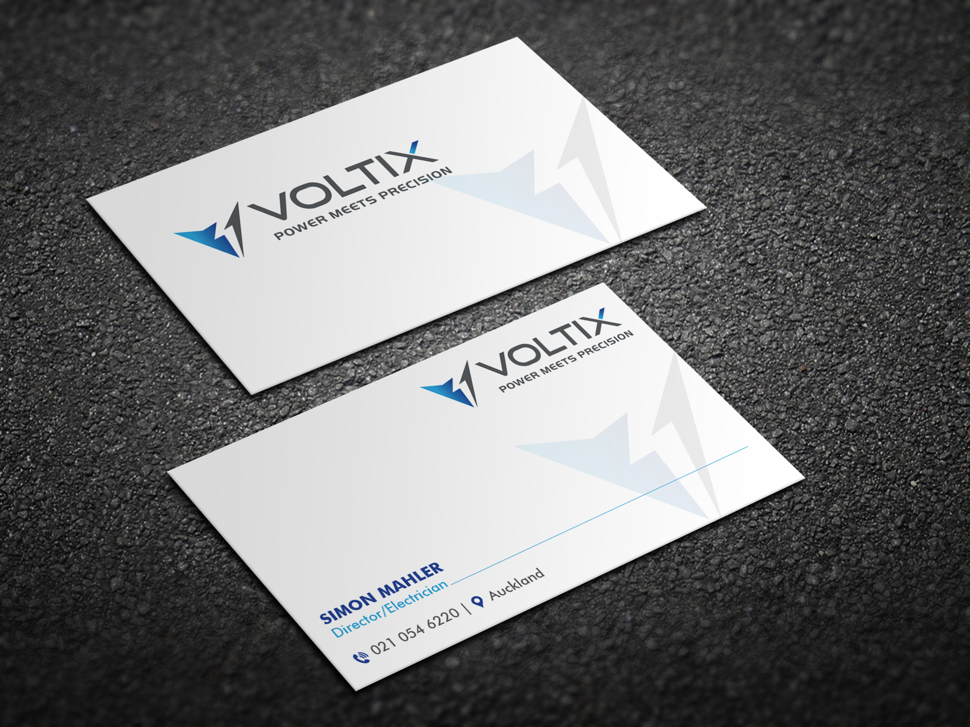 Business Card Design by Magic of Art for Voltix Ltd | Design #35138295