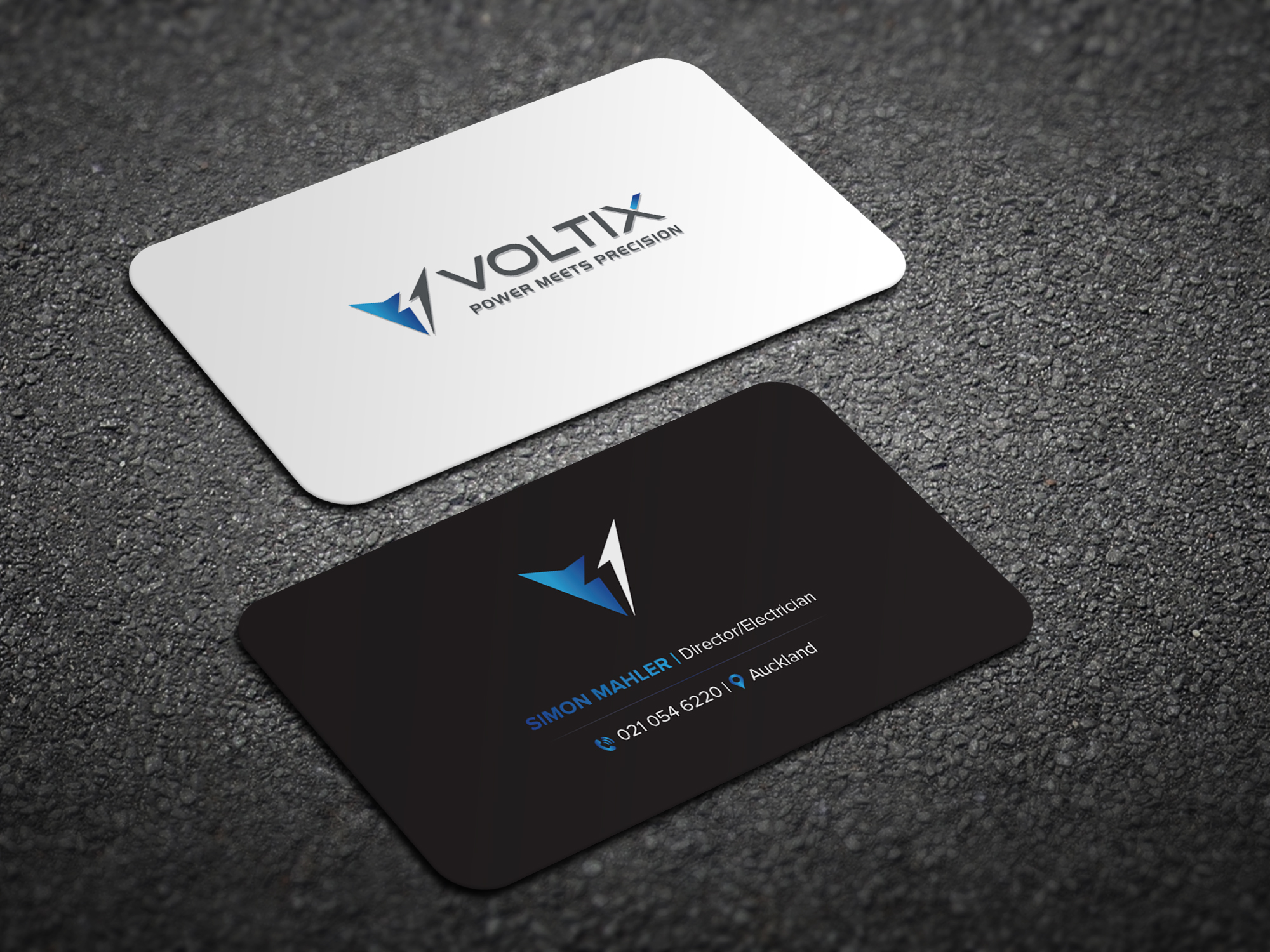 Business Card Design by Magic of Art for Voltix Ltd | Design #35138326