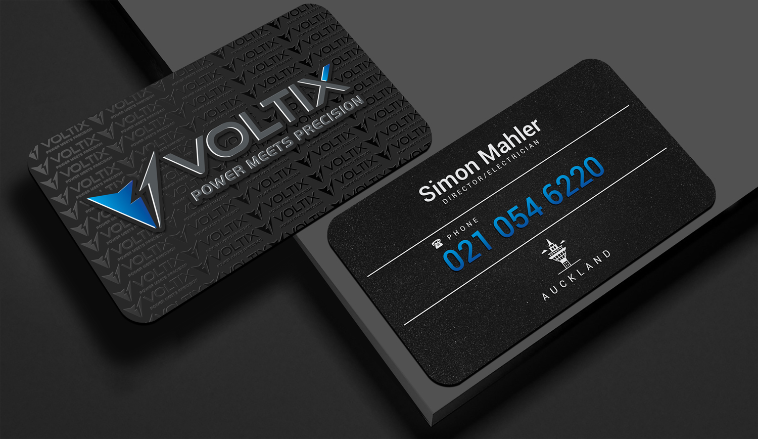 Business Card Design by Rajib Bhattacharya for Voltix Ltd | Design #35134273