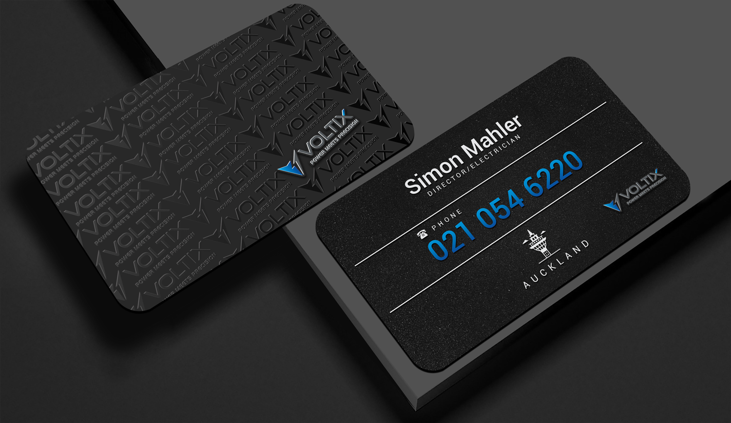Business Card Design by Rajib Bhattacharya for Voltix Ltd | Design #35134345