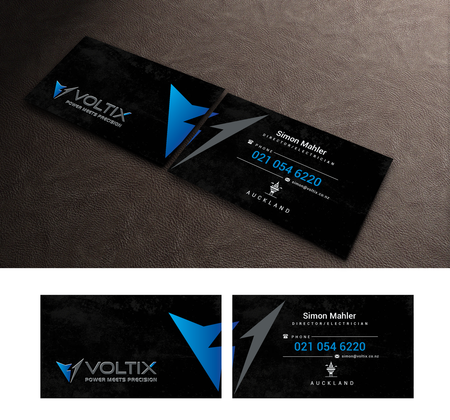 Business Card Design by Rajib Bhattacharya for Voltix Ltd | Design #35142898