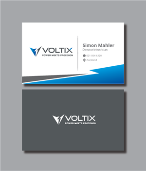 Design de Carte de Visite par zebronicgraphic pour Voltix Ltd | Design : #35132618