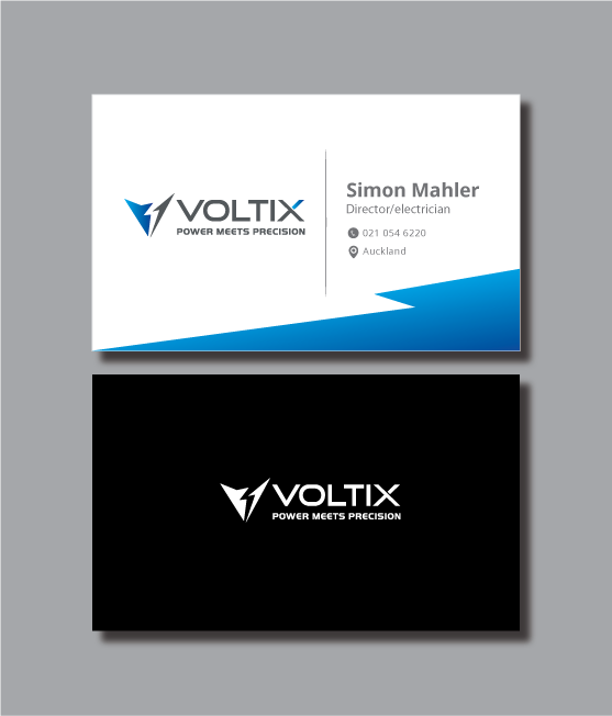 Business Card Design by zebronicgraphic for Voltix Ltd | Design #35132624